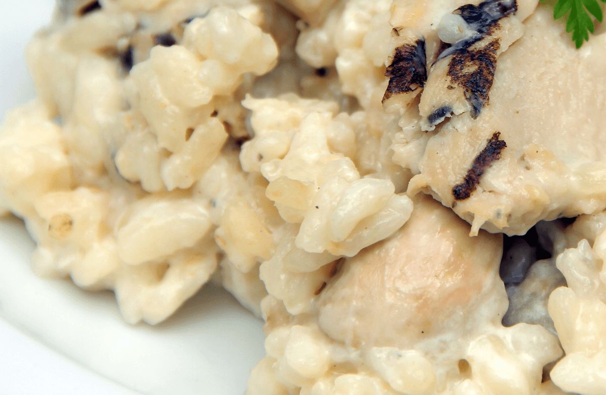 Cremiges italienisches Hähnchen aus dem Slow Cooker