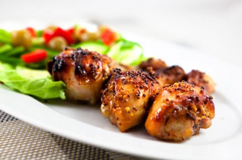 Honig-Senf-Rösthähnchen