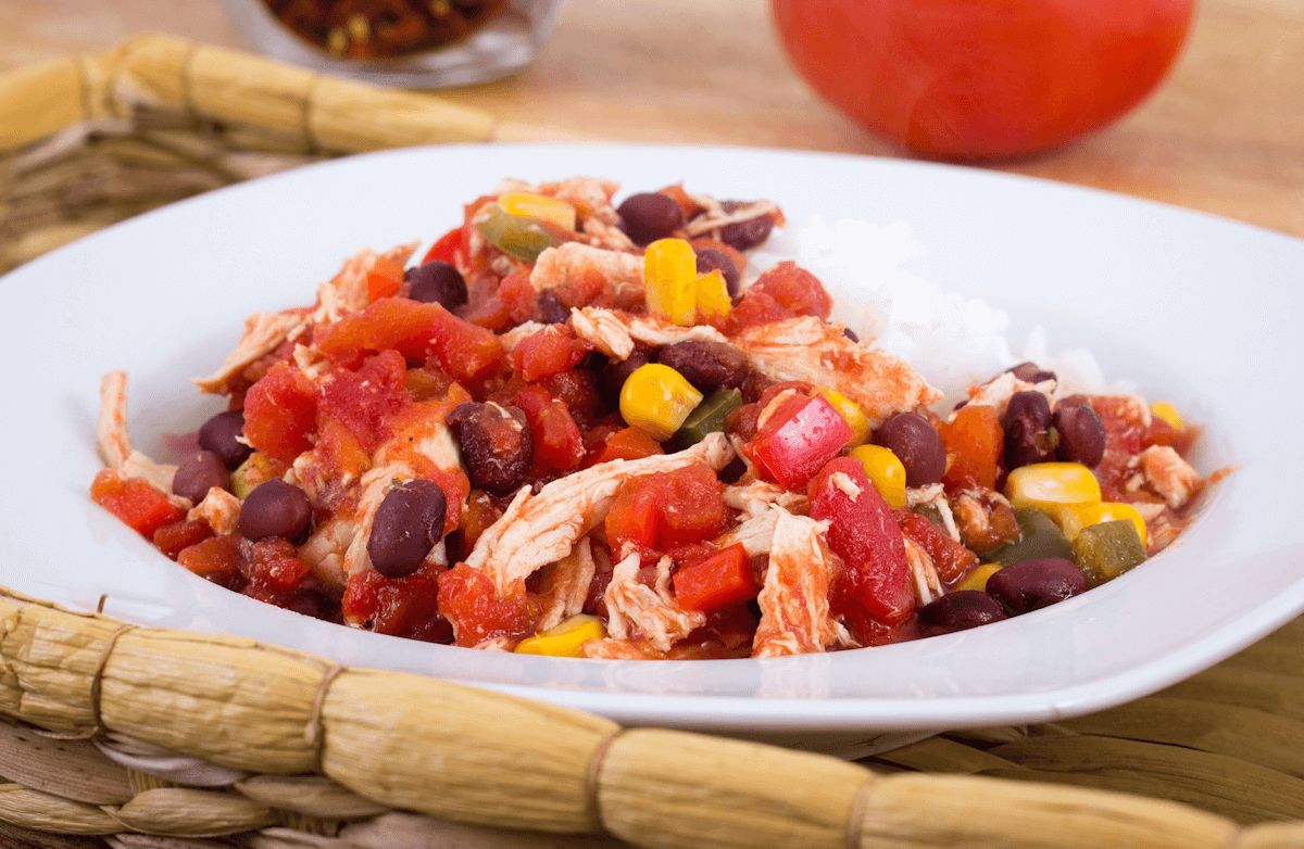 Südwestliches Hähnchen-Eintopf