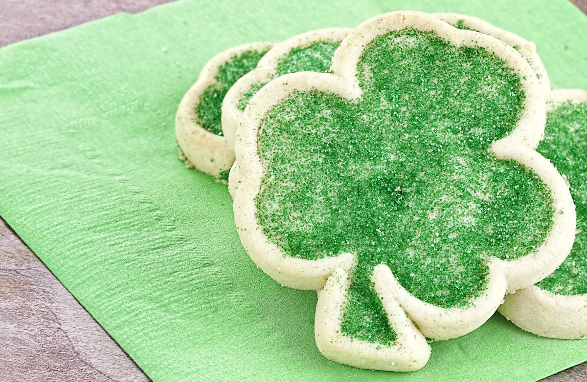 Shamrock-Shortbread-Kekse
