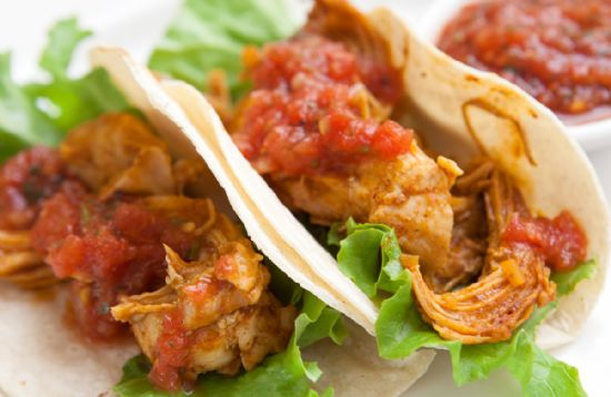 Slow Cooker Salsa-Hähnchen