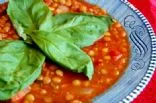 Italienische Grüne Linsensuppe