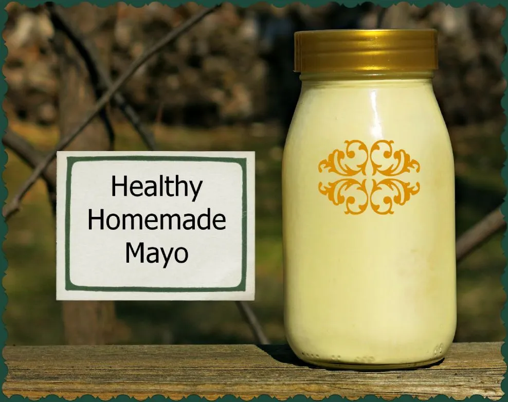 Hausgemachte Olivenöl-Mayonnaise