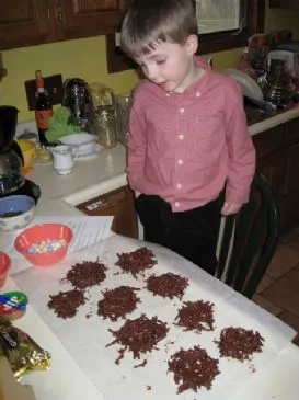 Oster-Vogelnest-Dessert