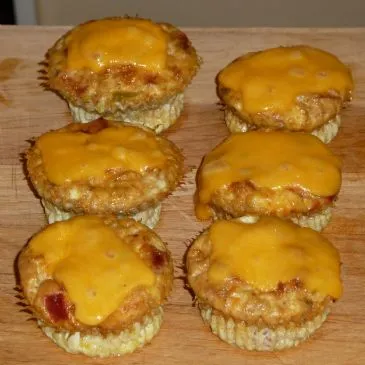Eier-Frühstücks-Cupcakes