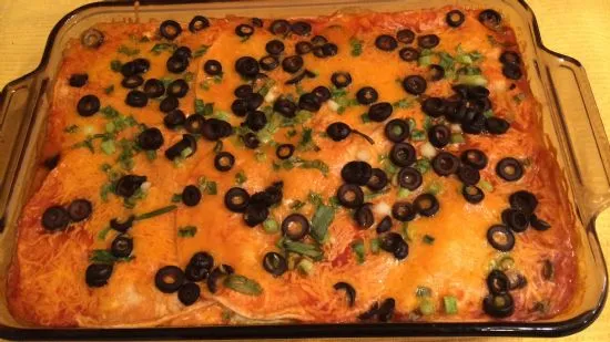 Käse-Enchilada-Auflauf