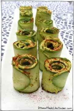 Gurken-Avocado-Rollen