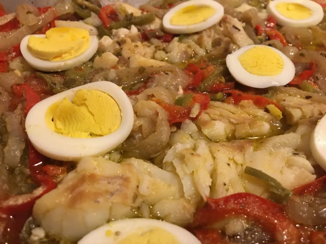 Einfache Kabeljau-Gericht