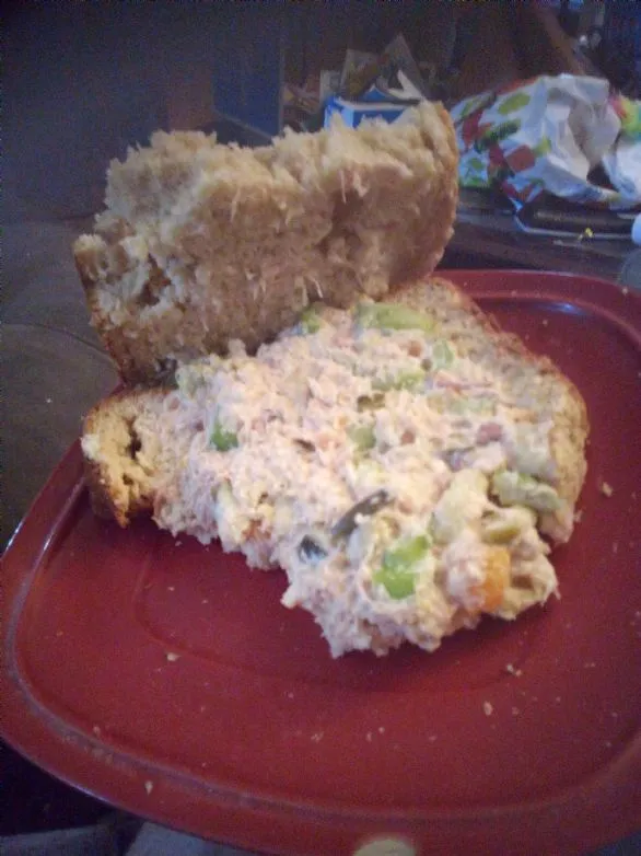 Cheddar-Roggenbrot, Brotmaschine