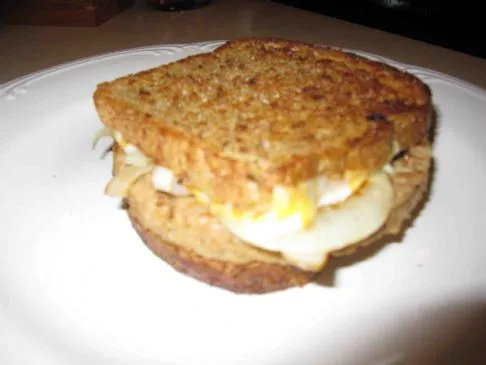 Nicht fettiger Patty Melt