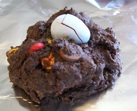 Bunte Osternest-Plätzchen