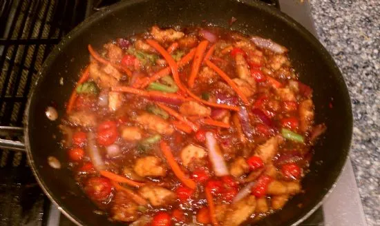 Einfache chinesische Nudeln