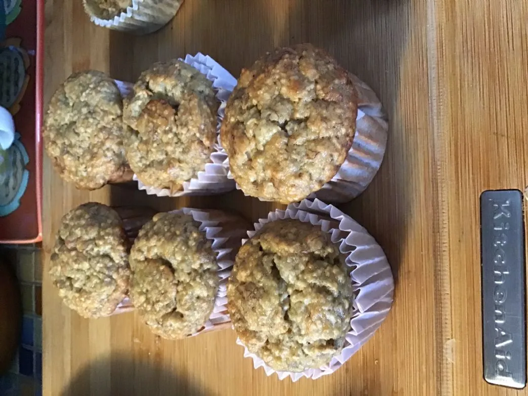 Bananen-Haferflocken-Muffins