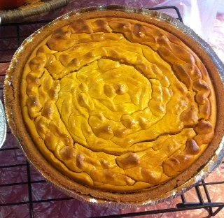 Gesunder Kürbis-Käsekuchen