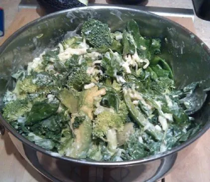 Großer und leckerer Salat