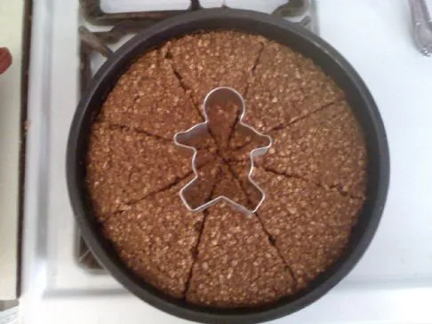 Gebackenes Lebkuchen-Haferflocken