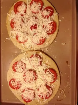200 Kalorien glutenfreie, milchfreie Pizza