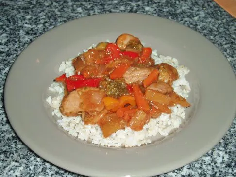 Süßes und saures Schweinefleisch