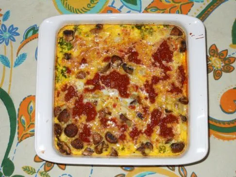 Vegetarische Frittata ohne Käse
