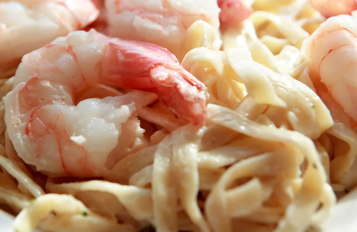 Knoblauch-Garnelen-Pasta