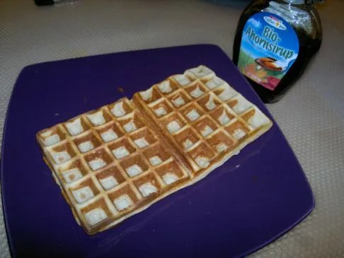 Fettarme Waffeln