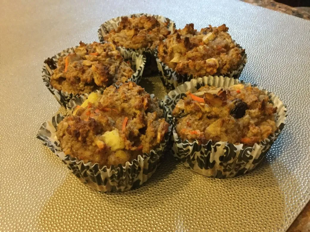 Pales Karottenkuchen Muffins