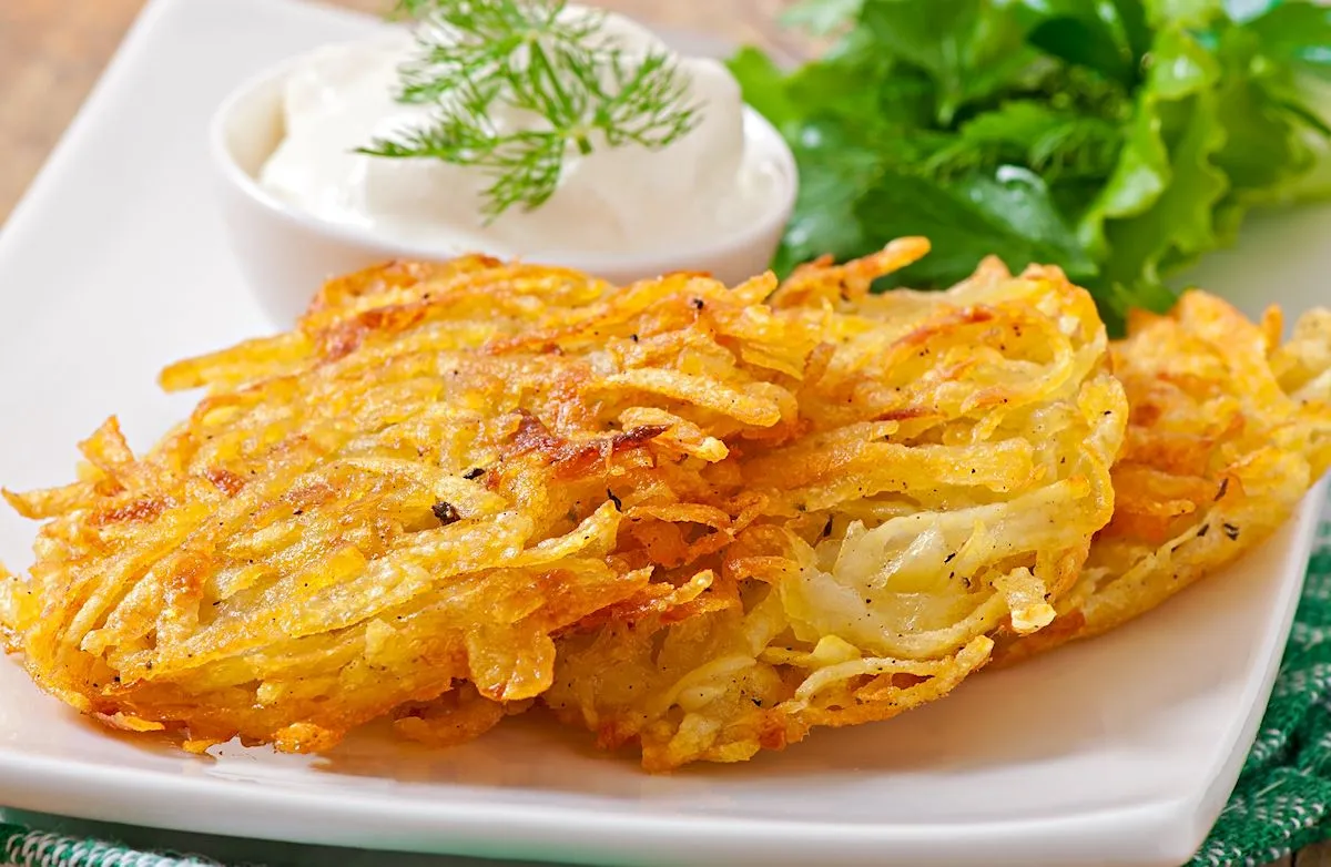 Leichte Kartoffel-Latkes