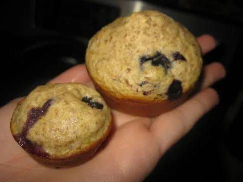 Matthias' gesunde Blaubeermuffins