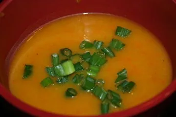Ernte Butternut-Kürbissuppe