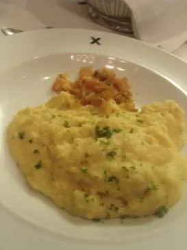 Polenta mit geschmorten Tomaten