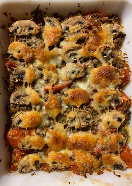 Gemüse-Spaghetti-Auflauf