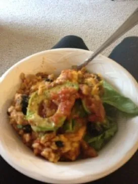 Vegetarische mexikanische Lasagne