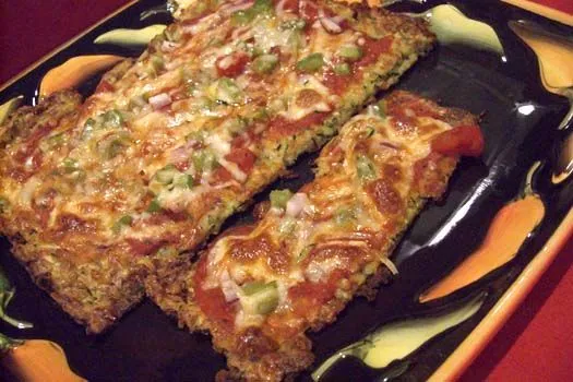 Glutenfreier Zucchini-Pizzaboden