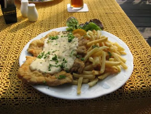 Rahm Schweineschnitzel