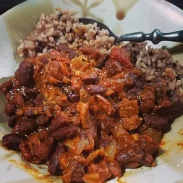 Punjabi Rajima (Indische rote Kidneybohnen)