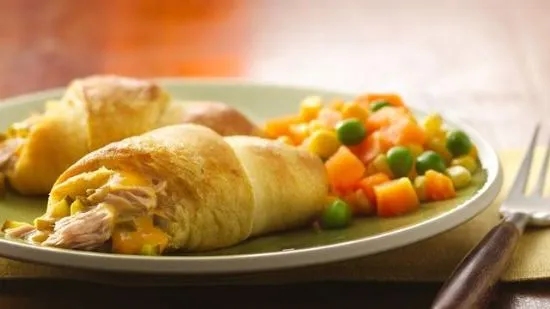 Käse-Thunfisch-Croissants