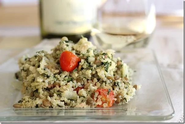 Mediterrane Quinoa-Auflauf