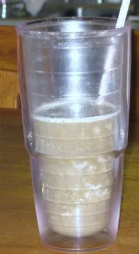 Vega Schokoladen-Frühstücks-Smoothie