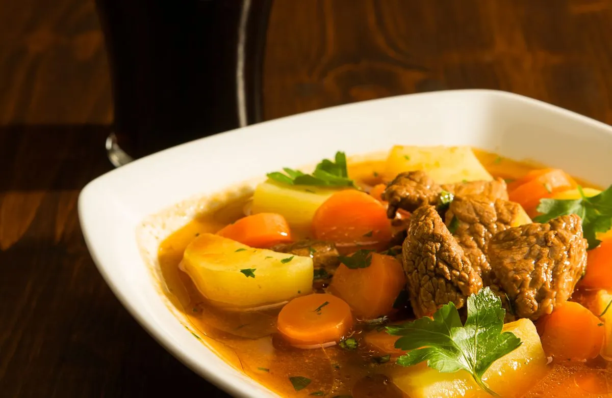 Guinness Rindfleisch & Speck Eintopf