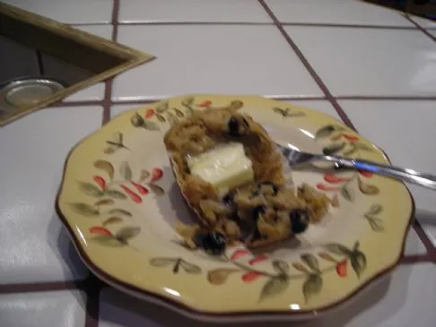 Heidelbeer-Haferflocken-Muffins