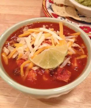 Hühnchen-Tortilla-Suppe