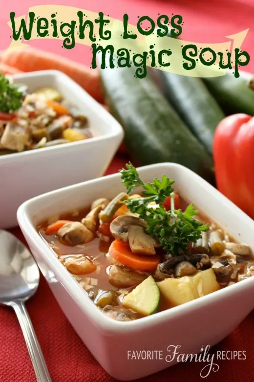 Gewichtsverlust-Magie-Suppe