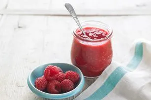 Raspberry Spread ohne Kochen und ohne Zucker