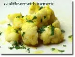 Blumenkohl mit Kurkuma
