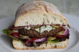 Griechischer Lamm-Burger