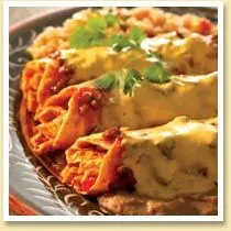 Cremige Hühnchen-Enchiladas