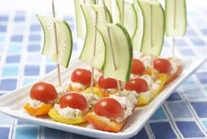 Thunfisch-Boot-Appetizer