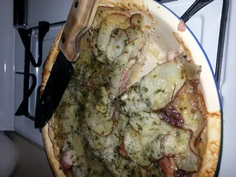 Käse-Schinken-Kartoffel-Pie