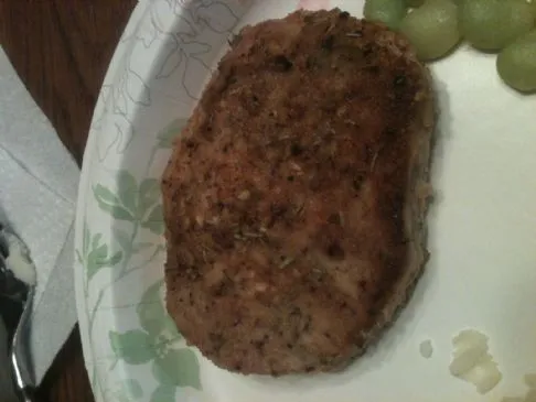 In der Pfanne gebratene Schweinekoteletts