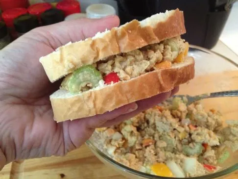 Kichererbsen "Thunfisch"-Salat